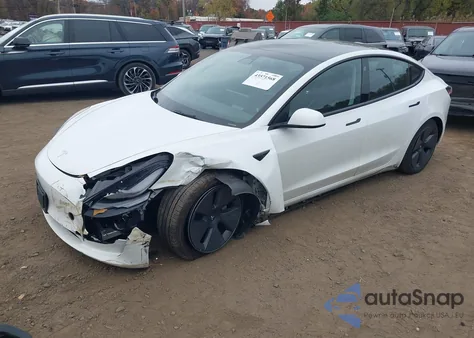 2022 Tesla Model 3 Long Range Dual Motor All-Wheel Drive from USA, damaged, VIN 5YJ3E1EB3NF194854